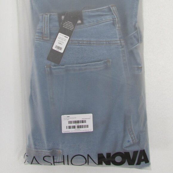Love Hurts Ankle Strap Cargo Jeans || Medium Blue Wash - Picture 6 of 9